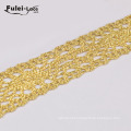 China Manufacturer Wholesale Golden Ribbon Lace